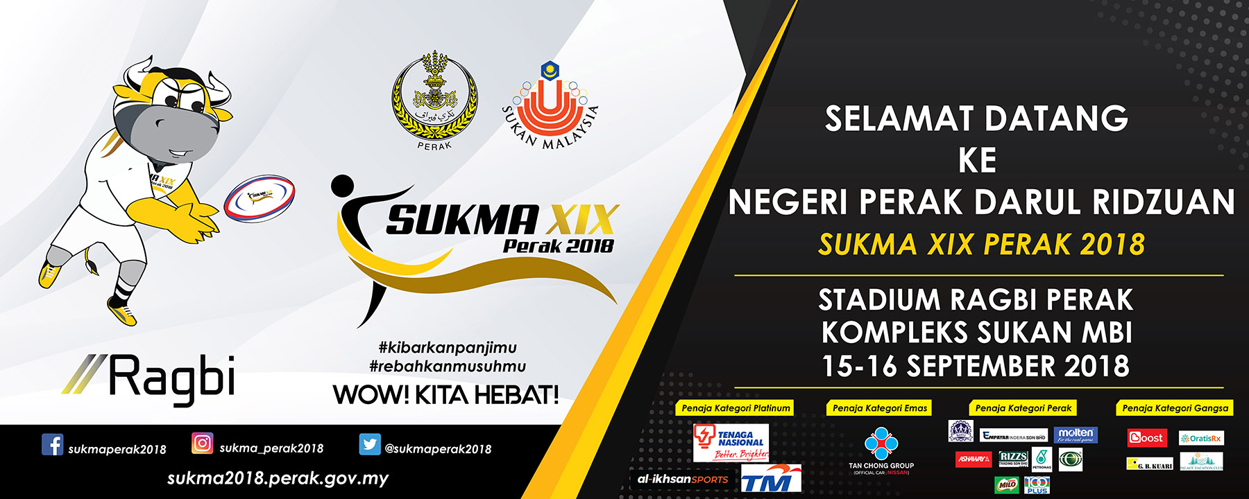 Sukandaily - Sukan Ragbi 7 Sepasukan SUKMA Perak 2018